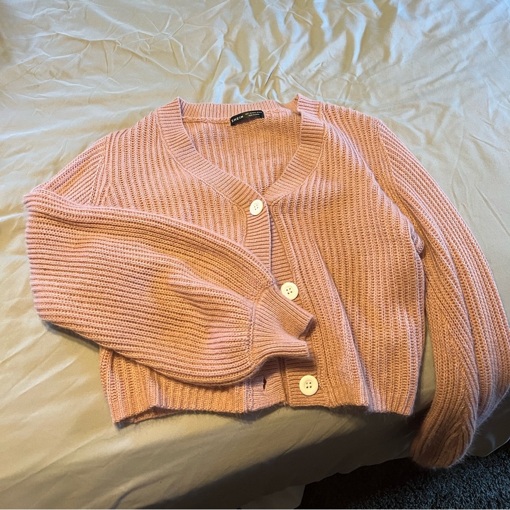 Shein cropped knit sweater